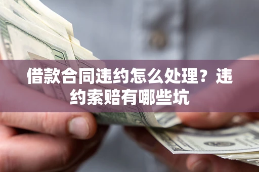 武汉借款合同违约怎么处理？违约索赔有哪些坑