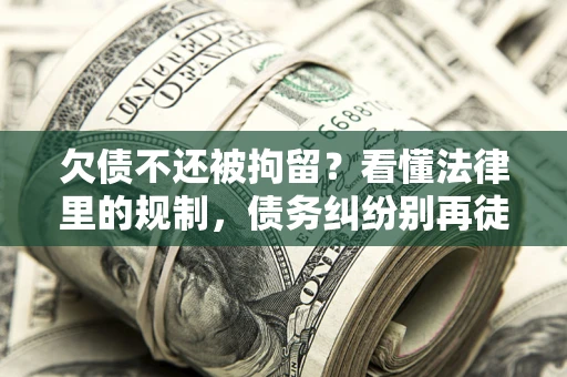 武汉欠债不还被拘留？看懂法律里的规制，债务纠纷别再徒劳奔波