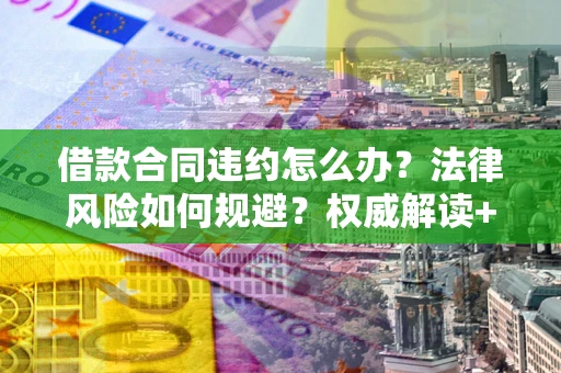 武汉借款合同违约怎么办？法律风险如何规避？权威解读+实用指南