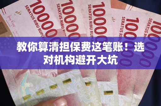 武汉教你算清担保费这笔账！选对机构避开大坑