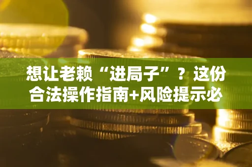 武汉想让老赖“进局子”？这份合法操作指南+风险提示必须看！