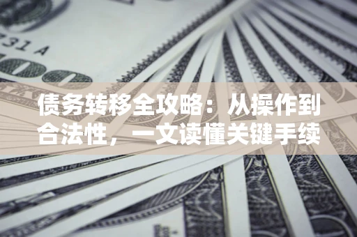 武汉债务转移全攻略:从操作到合法性,一文读懂关键手续! 武汉债务转移全攻略:从操作到合法性,一文读懂关键手续!