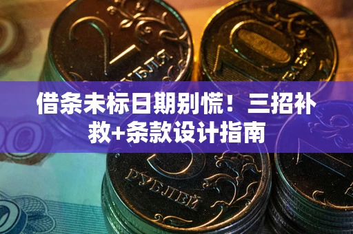 武汉借条未标日期别慌!三招补救+条款设计指南 武汉借条未标日期别慌!三招补救+条款设计指南