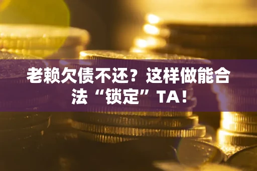 武汉老赖欠债不还?这样做能合法“锁定”TA! 武汉老赖欠债不还?这样做能合法“锁定”TA!