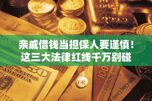 武汉亲戚借钱当担保人要谨慎！这三大法律红线千万别碰