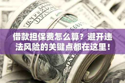 武汉借款担保费怎么算？避开违法风险的关键点都在这里！
