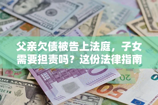 武汉父亲欠债被告上法庭，子女需要担责吗？这份法律指南必须看完