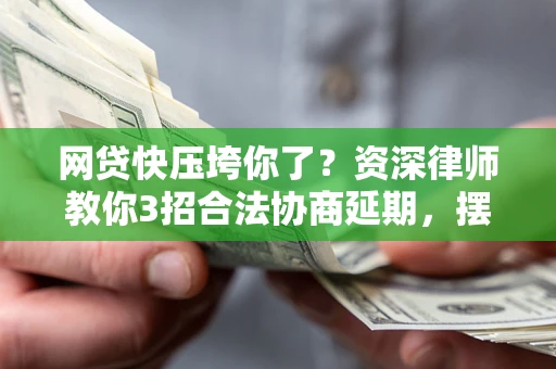 武汉网贷快压垮你了？资深律师教你3招合法协商延期，摆脱暴力催收！