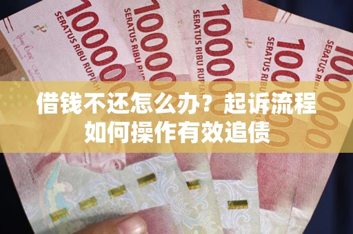 武汉借钱不还怎么办？起诉流程如何操作有效追债