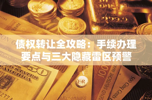 武汉债权转让全攻略：手续办理要点与三大隐藏雷区预警