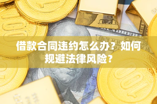 武汉借款合同违约怎么办？如何规避法律风险？